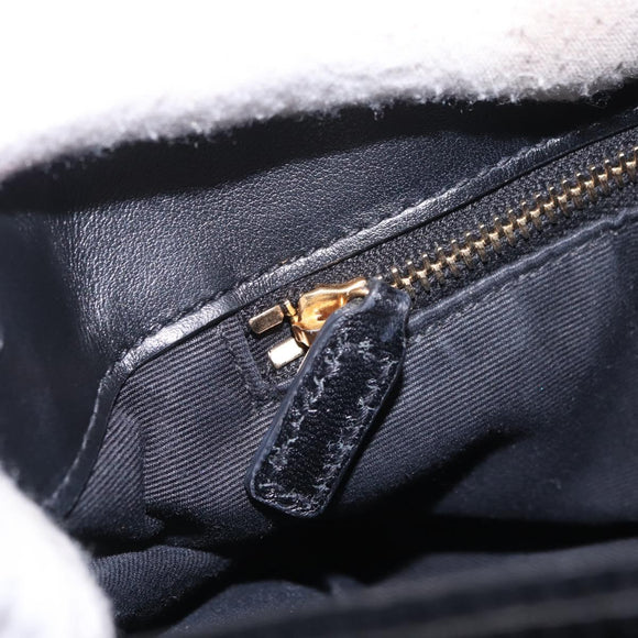 Saint Laurent Lulu Shoulder Bag Velvet Black Gold 467072 Auth BA16988V