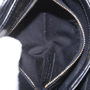 Saint Laurent Lulu Shoulder Bag Velvet Black Gold 467072 Auth BA16988V-27