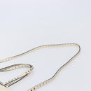 Valentino Rock Studs Hand Bag Leather 2way White Gold Auth BA16999A-10