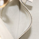 Valentino Rock Studs Hand Bag Leather 2way White Gold Auth BA16999A-24