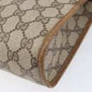GUCCI GG Supreme Clutch Bag PVC Beige Gold 97 01 037 Auth BA17000-10
