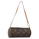 LOUIS VUITTON Monogram Papillon Pouch LV Auth BA17002A-1