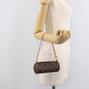 LOUIS VUITTON Monogram Papillon Pouch LV Auth BA17002A-20
