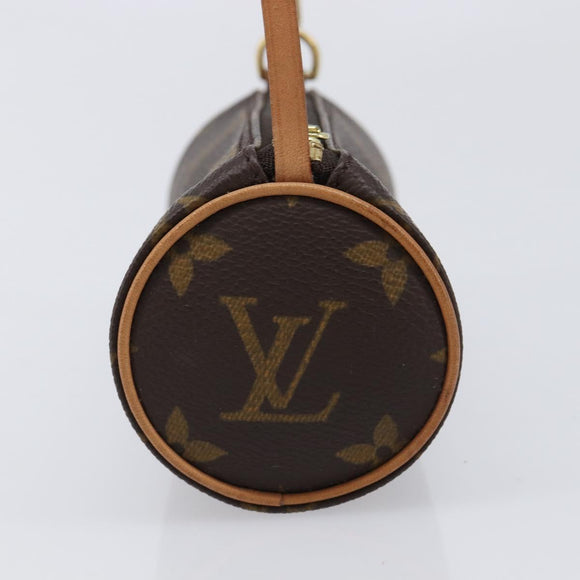 LOUIS VUITTON Monogram Papillon Pouch LV Auth BA17002A
