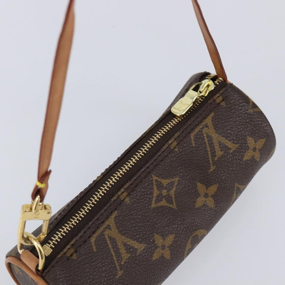 LOUIS VUITTON Monogram Papillon Pouch LV Auth BA17002A
