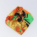 Gianni Versace Purse Pouch Canvas Orange Gold Auth BA17003A-6
