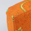 Gianni Versace Purse Pouch Canvas Orange Gold Auth BA17003A-9