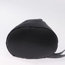 GUCCI Bamboo Hand Bag Nylon 2way Black Silver Auth BA17005-11