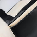Balenciaga Navy Cabas S Hand Bag Canvas White Black 339933 Auth BA17006A-14
