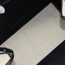 Balenciaga Navy Cabas S Hand Bag Canvas White Black 339933 Auth BA17006A-18