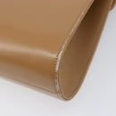 Christian Dior Hand Bag Leather Beige Gold Auth BA17007-12