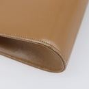 Christian Dior Hand Bag Leather Beige Gold Auth BA17007-13