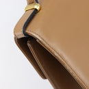 Christian Dior Hand Bag Leather Beige Gold Auth BA17007-14
