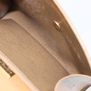 Christian Dior Hand Bag Leather Beige Gold Auth BA17007-18