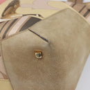 Salvatore Ferragamo Tote Bag Nylon Beige Gold Auth BA17008A-10