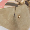 Salvatore Ferragamo Tote Bag Nylon Beige Gold Auth BA17008A-11