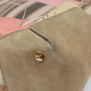 Salvatore Ferragamo Tote Bag Nylon Beige Gold Auth BA17008A-12