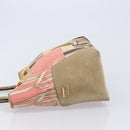 Salvatore Ferragamo Tote Bag Nylon Beige Gold Auth BA17008A-5