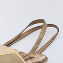Salvatore Ferragamo Tote Bag Nylon Beige Gold Auth BA17008A-8