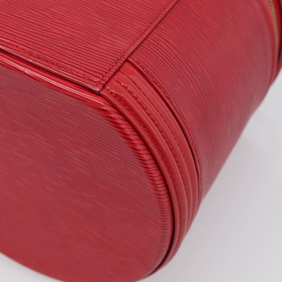 LOUIS VUITTON Epi Cannes Hand Bag Red M48037 LV Auth BA17009