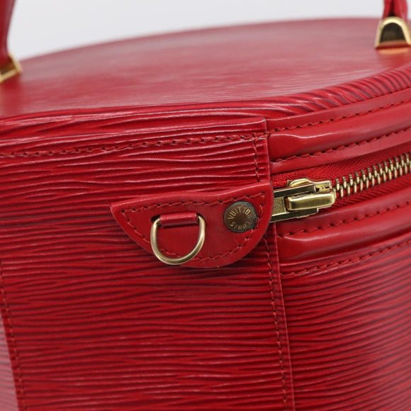 LOUIS VUITTON Epi Cannes Hand Bag Red M48037 LV Auth BA17009