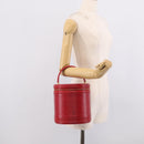 LOUIS VUITTON Epi Cannes Hand Bag Red M48037 LV Auth BA17009-23