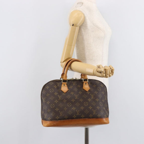 LOUIS VUITTON Monogram Alma Hand Bag M51130 LV Auth BA17010