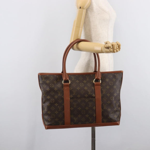 LOUIS VUITTON Monogram Sac Weekend PM Tote Bag M42425 LV Auth BA17011