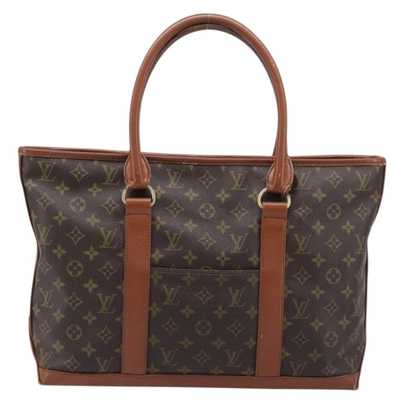 LOUIS VUITTON Monogram Sac Weekend PM Tote Bag M42425 LV Auth BA17011