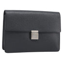 LOUIS VUITTON Taiga Selenga Clutch Bag Ardoise M30782 LV Auth BA17016A-1