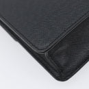 LOUIS VUITTON Taiga Selenga Clutch Bag Ardoise M30782 LV Auth BA17016A-11