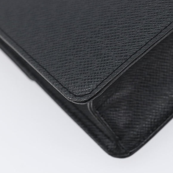 LOUIS VUITTON Taiga Selenga Clutch Bag Ardoise M30782 LV Auth BA17016A