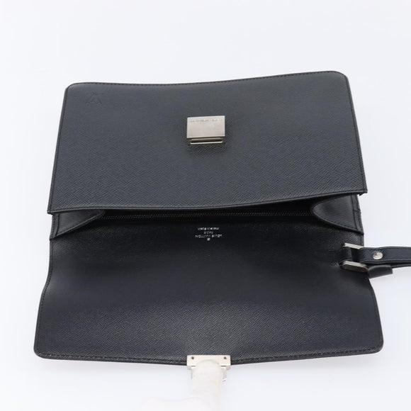LOUIS VUITTON Taiga Selenga Clutch Bag Ardoise M30782 LV Auth BA17016A