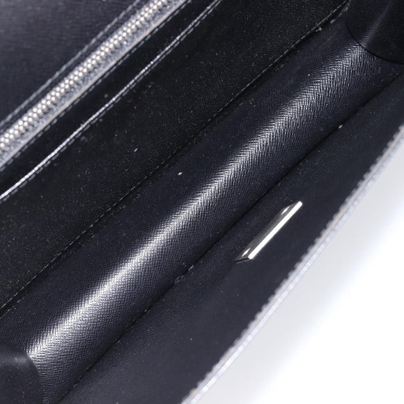 LOUIS VUITTON Taiga Selenga Clutch Bag Ardoise M30782 LV Auth BA17016A