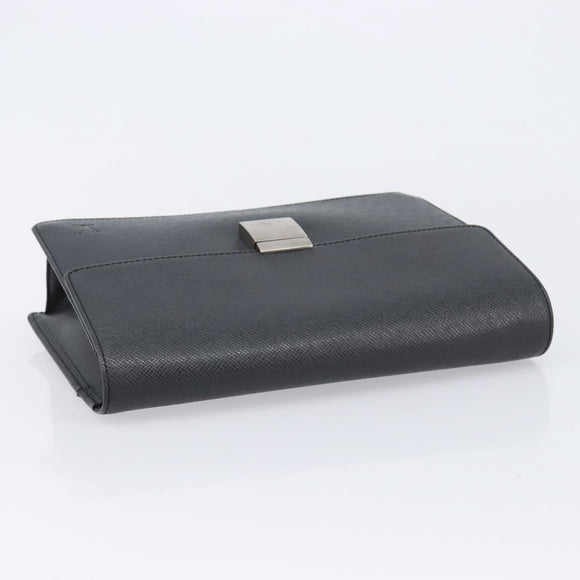LOUIS VUITTON Taiga Selenga Clutch Bag Ardoise M30782 LV Auth BA17016A