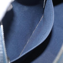 LOUIS VUITTON Monogram Mat Shelton Hand Bag Navy LV Auth BA17018-19