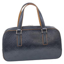 LOUIS VUITTON Monogram Mat Shelton Hand Bag Navy LV Auth BA17018-3