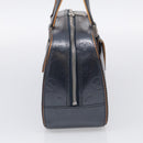 LOUIS VUITTON Monogram Mat Shelton Hand Bag Navy LV Auth BA17018-4