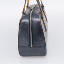LOUIS VUITTON Monogram Mat Shelton Hand Bag Navy LV Auth BA17018-5
