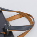 LOUIS VUITTON Monogram Mat Shelton Hand Bag Navy LV Auth BA17018-8