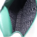 PRADA smartphone Pouch Safiano leather Green Gold Auth BA17022V-18