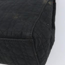 Christian Dior Canage Shoulder Bag Canvas Black Gold Auth BA17023-13