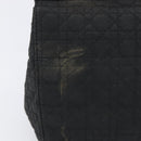 Christian Dior Canage Shoulder Bag Canvas Black Gold Auth BA17023-4