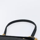Christian Dior Canage Shoulder Bag Canvas Black Gold Auth BA17023-9