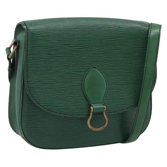 LOUIS VUITTON Epi Saint Cloud GM Shoulder Bag Green M52194 LV Auth BA17026