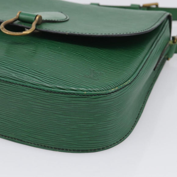 LOUIS VUITTON Epi Saint Cloud GM Shoulder Bag Green M52194 LV Auth BA17026