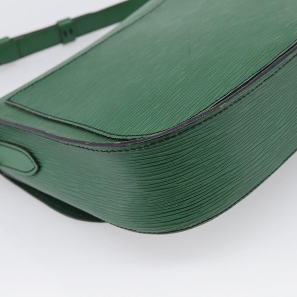 LOUIS VUITTON Epi Saint Cloud GM Shoulder Bag Green M52194 LV Auth BA17026