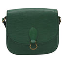 LOUIS VUITTON Epi Saint Cloud GM Shoulder Bag Green M52194 LV Auth BA17026-2