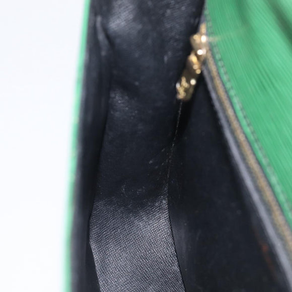 LOUIS VUITTON Epi Saint Cloud GM Shoulder Bag Green M52194 LV Auth BA17026