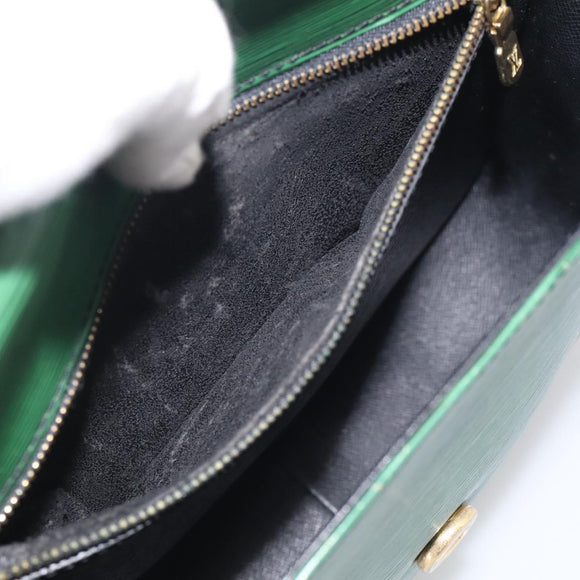 LOUIS VUITTON Epi Saint Cloud GM Shoulder Bag Green M52194 LV Auth BA17026